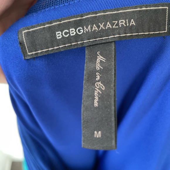 One shoulder BCBG bandage dress - rare find! - Picture 2 of 4